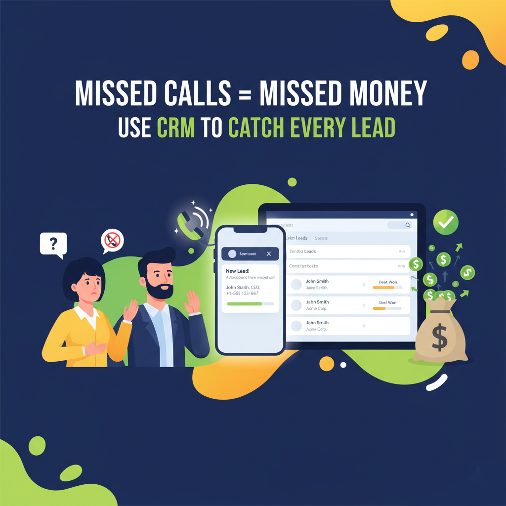 Missed Calls = Missed Money Use CRM To Catch Every Lead