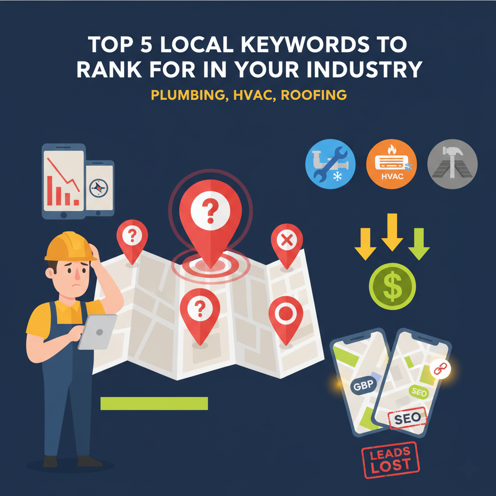 Top 5 Local Keywords To Rank For In Your Industry Plumbing, HVAC, Roofing